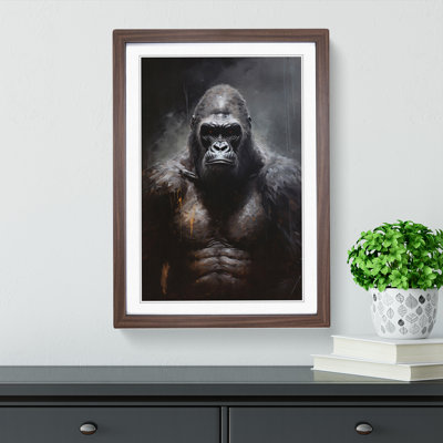 Gorilla Gothic Art - Framed Print