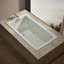 Tea-for-Two 66-In x 36-In Drop-in/Undermount Whirlpool Bath, Reversible Drain-376776665
