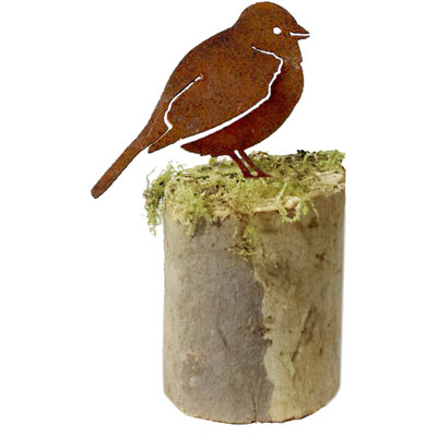 Art de jardin en métal sparrow field