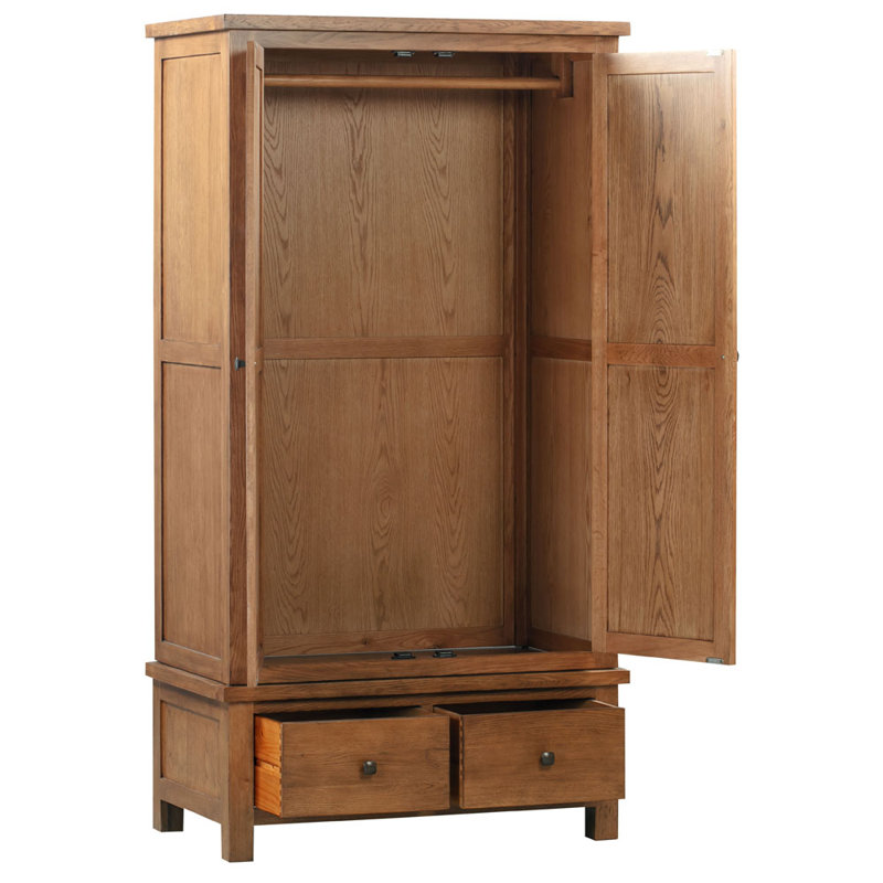 Benigni 2 Door Solid Wood Wardrobe