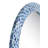 Blue Diamond Pattern Bone Inlay Mirror-1994536407