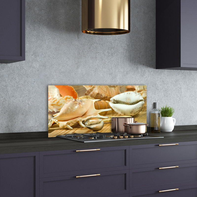 Madely 50cm W x 100cm L Glass Peel and Stick Panel