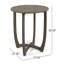 HERMOSA 27.5'' CIRCULAR WOOD TABLE