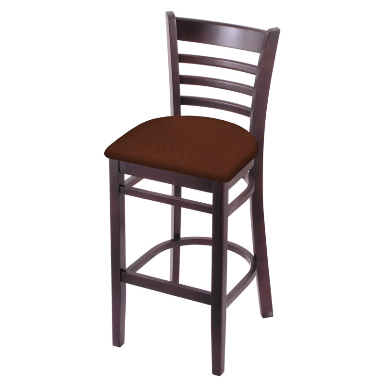 30" Bar Stool, Dark Cherry, Rein Adobe