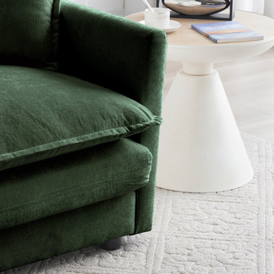 Canapé modulaire Free Free, canapé modulaire 4 places, tissu chenille confortable, canapé modulaire Chenille