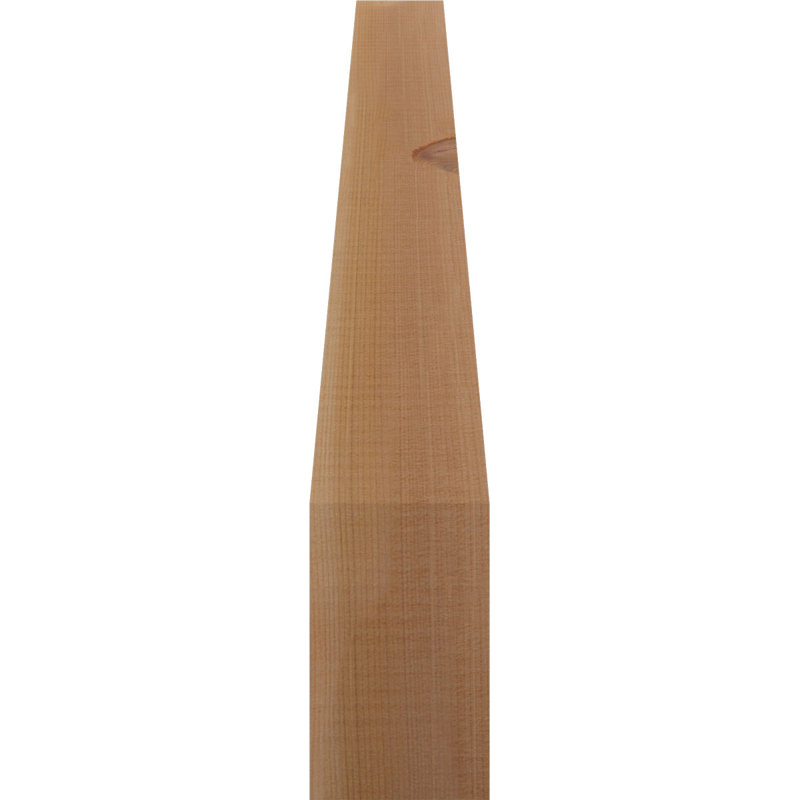 Attelle de genou Westlake, Cèdre rouge, H 22 po x l 3,5 po x P 22 po, Lisse
