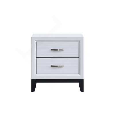 Table de chevet Glasgow, blanc
