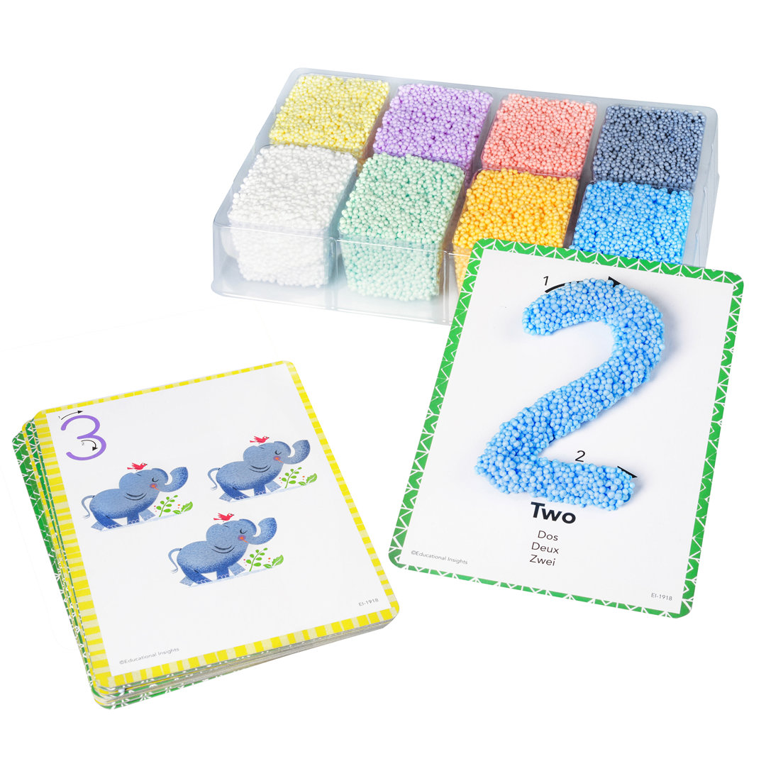 PlayFoam 21 Piece Shape and Learn Number Set Educational Insights