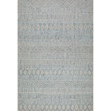 Odyssey Hand-Tufted Cut/Loop Pile Textured Geometric Wool Rug