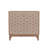 31.5-Inch Geometric Design Sideboard, Decorative Cabinet with 2 Doors and Adjustable Shelves