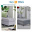 Canapé modulaire rembourré 3 pièces en L avec repose-pieds-1809952583