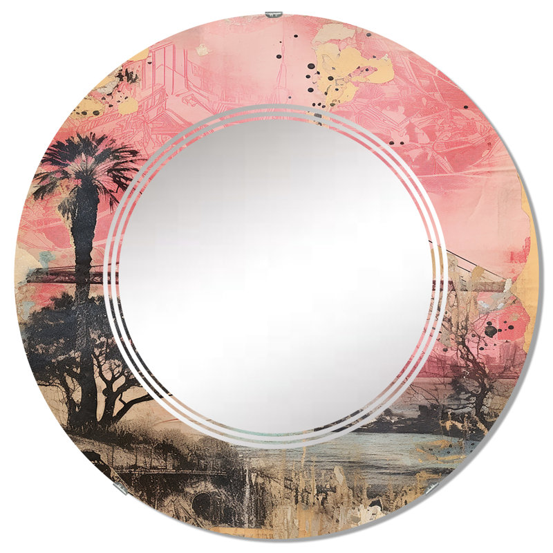 Miroir mural Tarquin, 32 po x 32 po