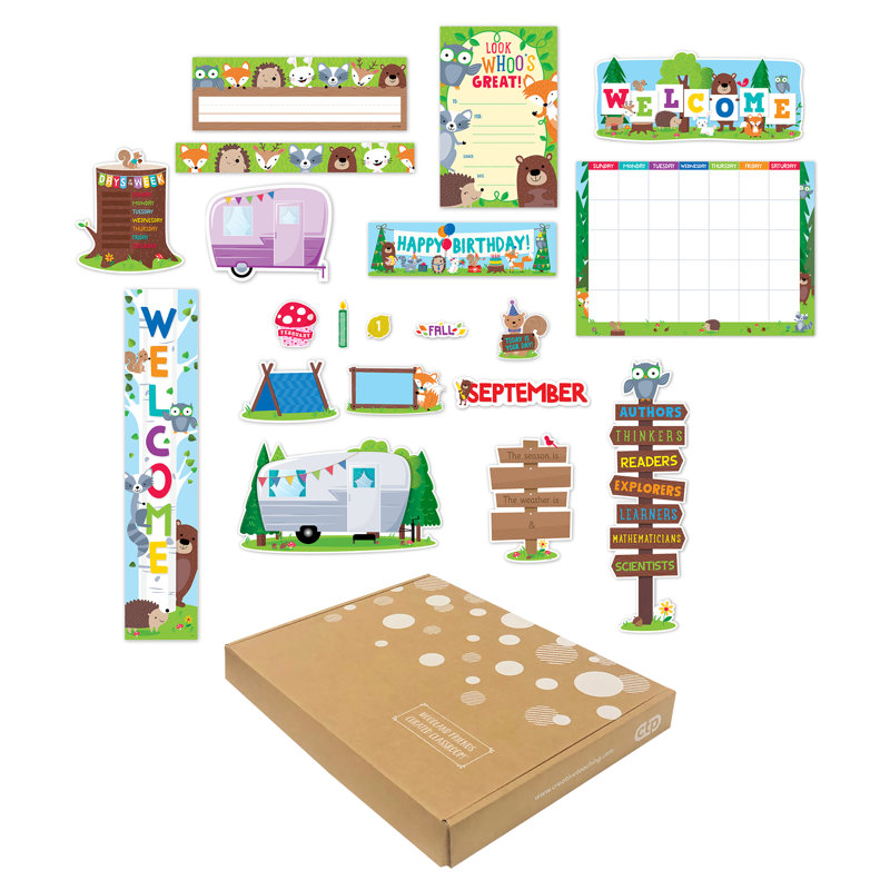 Woodland Friends Curated Classroom Décor Mega Pack