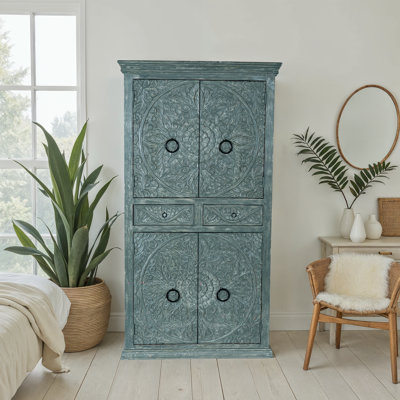 Lancey 4 Door Wardrobe by Bungalow Rose
