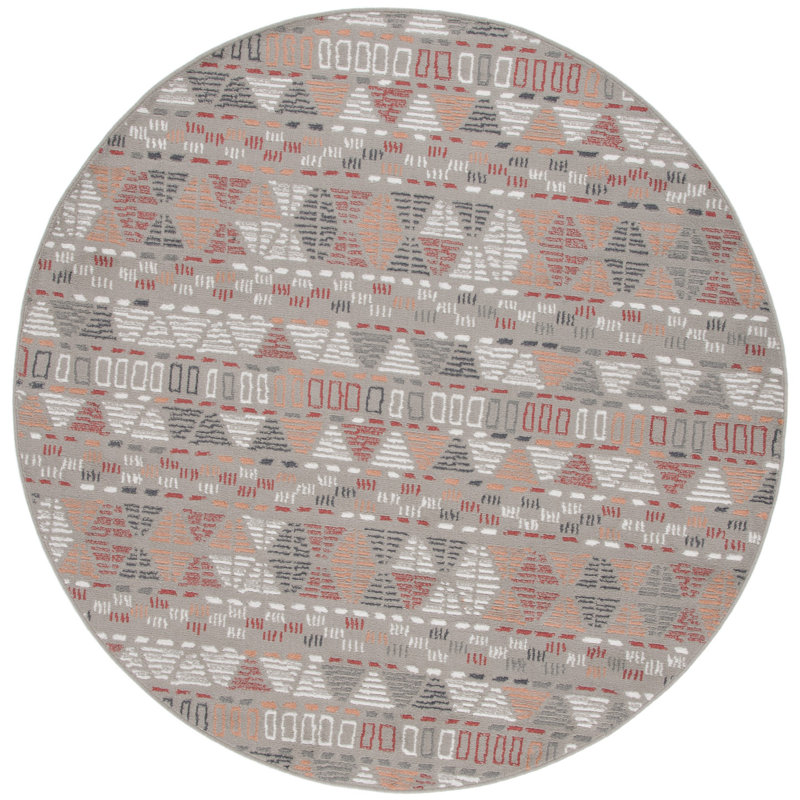 Janyi Performance Southwestern Rug, Round 6'7"