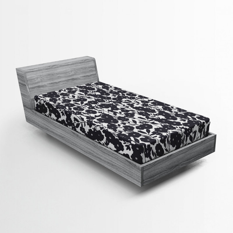 Drap-housse floral, Drap-housse de taille simple