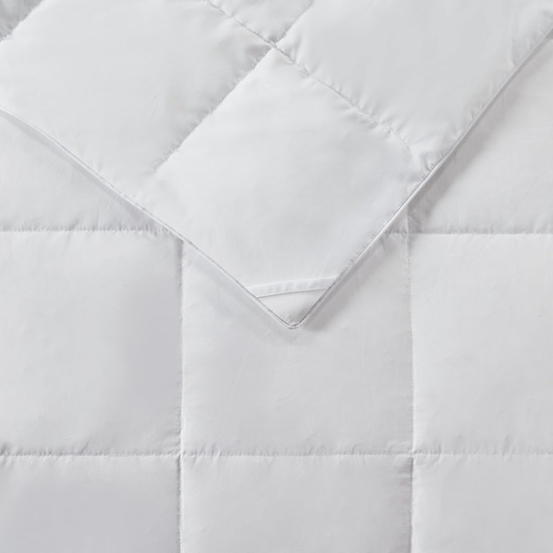 Full White Goose Feather and Down Blanket