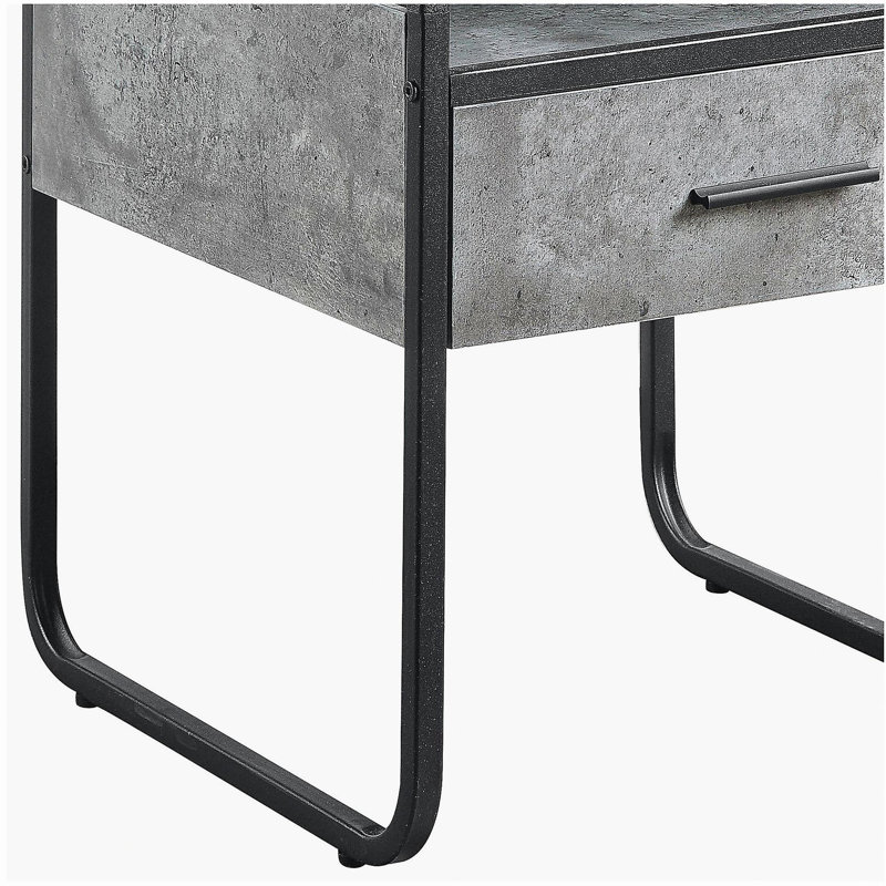 Table de bout avec tiroir Raziela