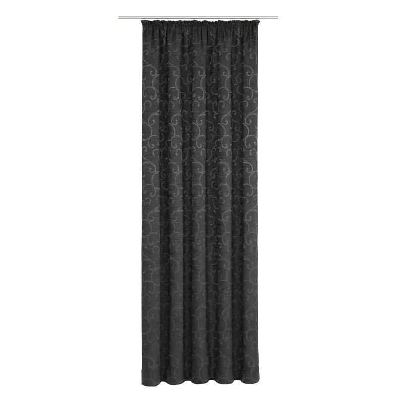 Siglerville Single Curtain Panel, opaque, 270 W x 245 D cm, Grey