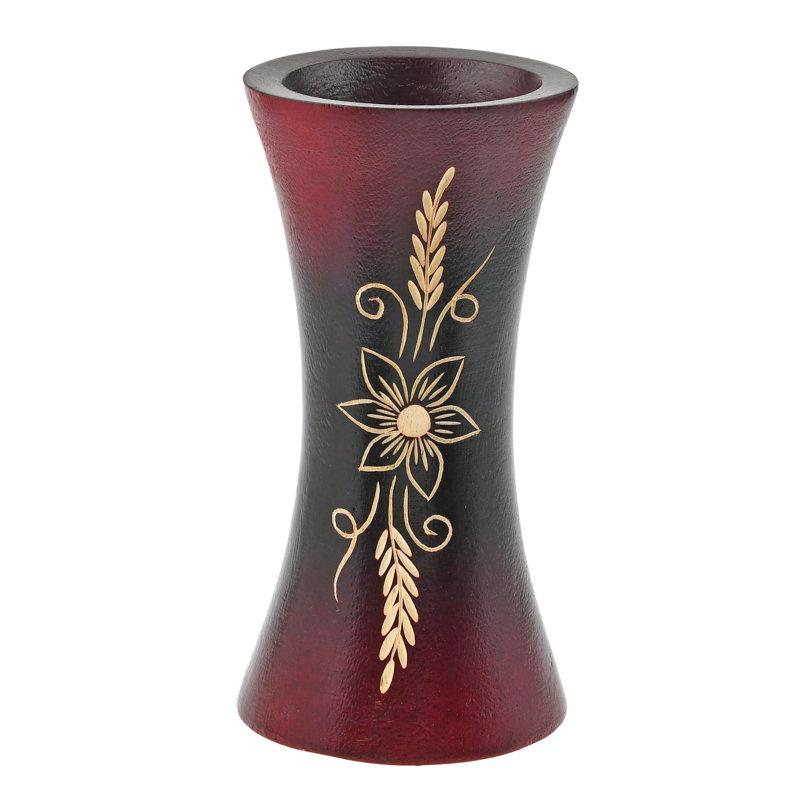 Handmade Wood Table Vase