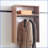 Closet Systems, Devi Modular Wall-Mounted Wood Closet with Oak Finish | Oak | Wood-1730950969
