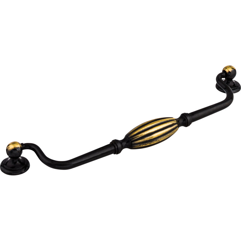 Tuscany Drop handle, Dark Antique Brass, 8 13/16" Center to Center