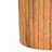 Furniture Solid Wood Fluted Marble Side Table