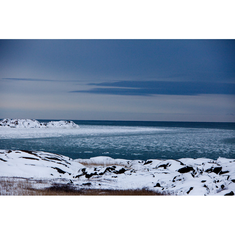 The Frozen Hudson Bay 1 Piece Wrapped Canvas Wall Art, 61cm H x 91cm W x 3.8cm D