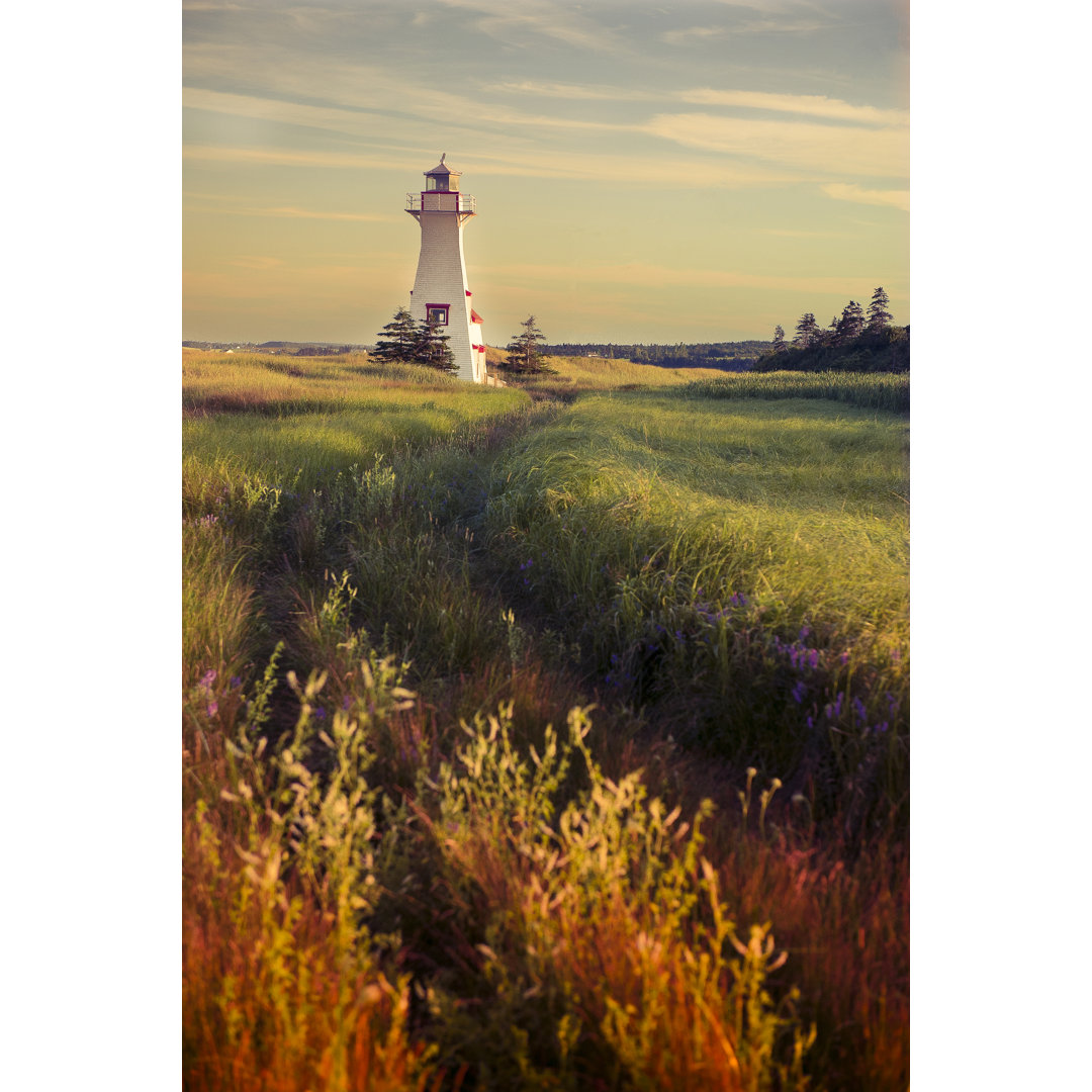 Lighthouse In Prince Edward Island, Canada - Wrapped Canvas Print