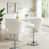Blanc + argent - 4 pièces