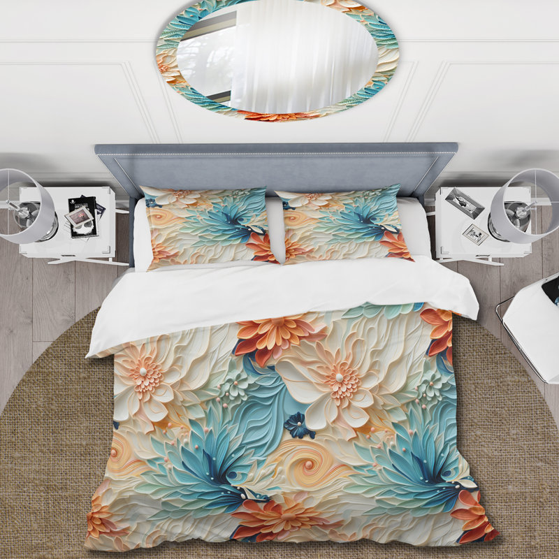 Ensemble de housse de couette Desert Mirage, Housse de couette pour très grand lit et 2 très