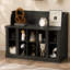 Banc de rangement polyvalent pour chaussures avec crochets et tablettes pour les vestibules-133706730