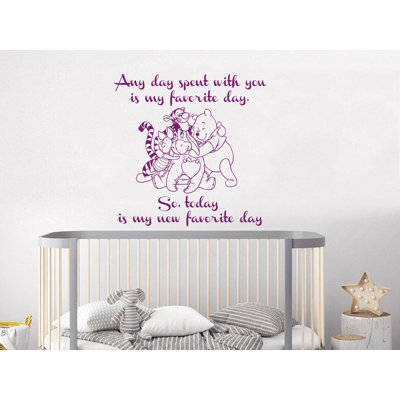 Décalcomanie murale winnie classic the pooh
