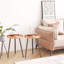 Table d'appoint ronde en rotin moderne, finition canne décorative, table de chevet multifonctionnelle-123399514