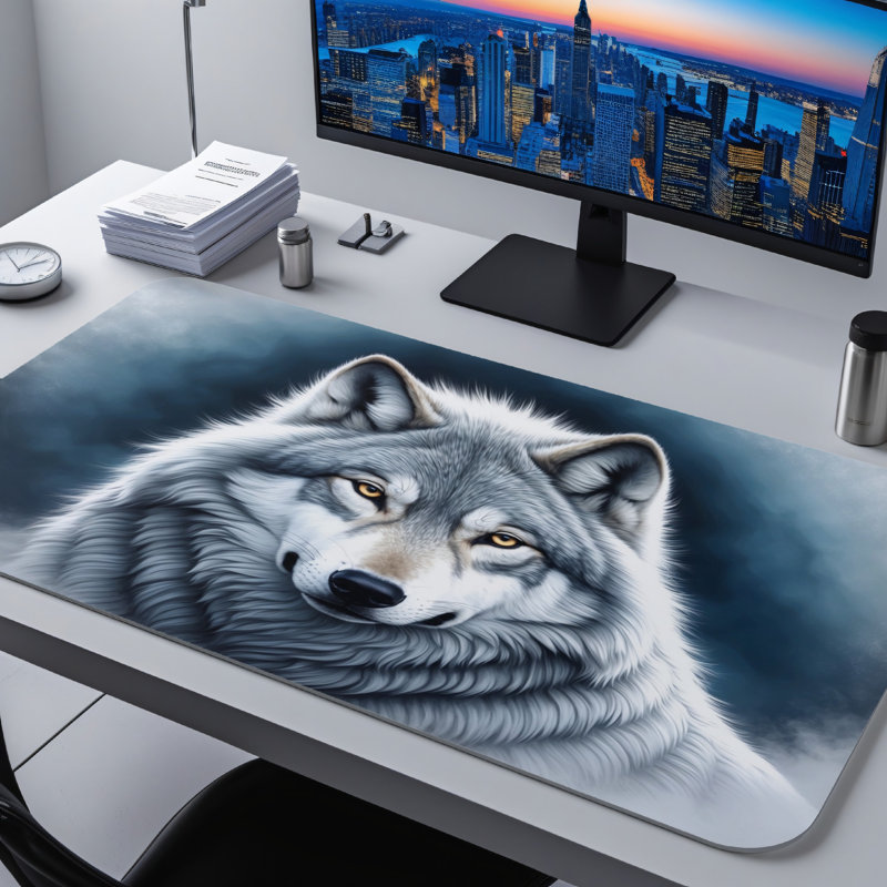 Polyester Desk Pad, 14.4x12.1
