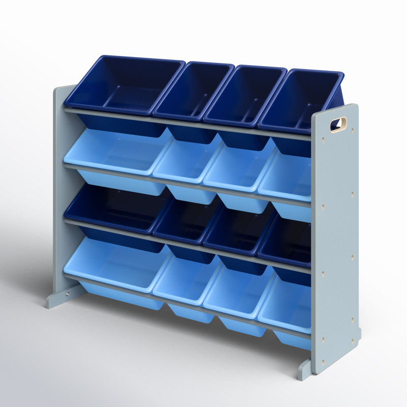Organisateur de jouets Aaban, Grey/Blue/Navy