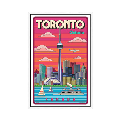 Toronto Pop Art Travel by Jim Zahniser - Print on Canvas