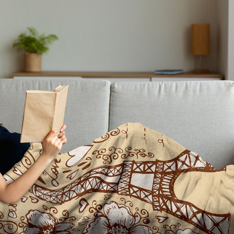 Hand Woven Throw Blanket, 60" x 80"