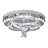 Jooyoung 8 - Light 19.68“ LED Flower Tiered Chandelier with Crystal Accent Variable Light-1308606646-1290923333-1290923332