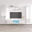 Meuble audio-vidéo mural flottant moderne de 100 po avec éclairage à DEL 16 couleurs, finition ultrabrillante-142759631