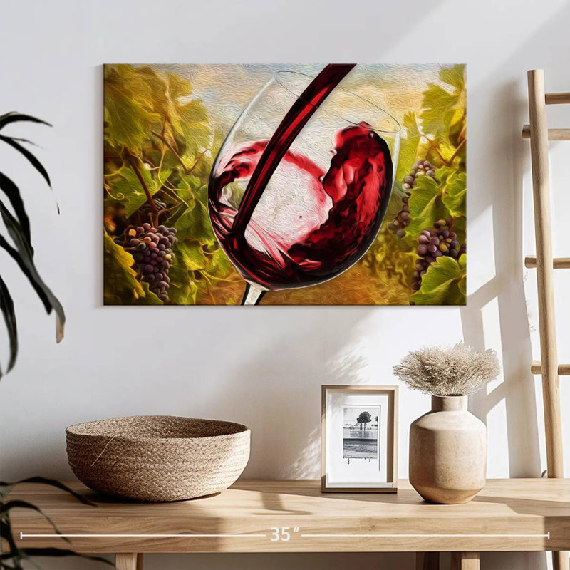 Yarlin Tuscan Vineyard, 16" H x 24" W