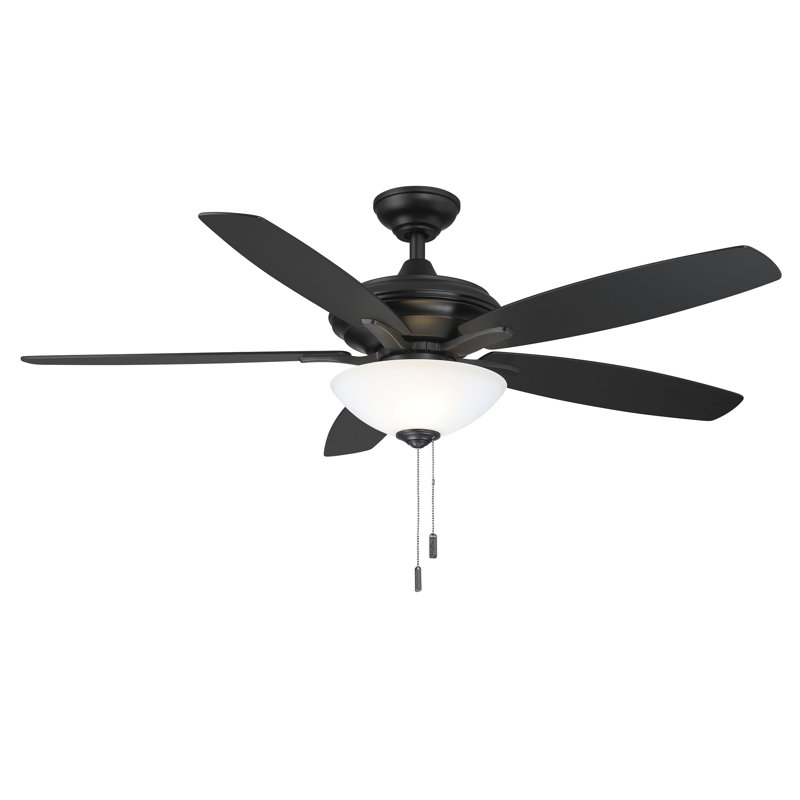 Ventilateur de plafond DEL d'intérieur 52 po Modelo - Noir mat