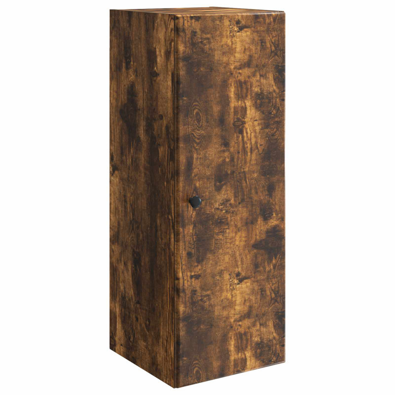 1 -Door Rectangle Accent Cabinet, Smoked Oak
