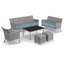 Outdoor - Piece Conversation Set-576753494
