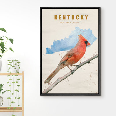 Oiseau cardinal du nord du Kentucky IDÉE4WALL