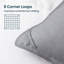Housse de couette en duvet d'oie 100% coton toutes saisons-102308002-102308001