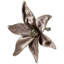 Glittered Flower Christmas Clip-On Ornament - 6"