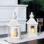Set of 2 Decorative Candle Holder 27cm High Metal Hanging Lantern-1002790184