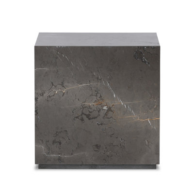 Plinth Marble End Table