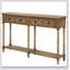 Rustic Console Table With Two Storage Drawers And Bottom Shelf For Easy Assembly And Elegant Living Room Decor-1312886069